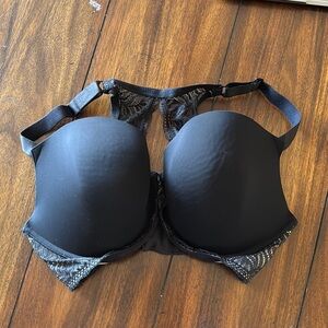 Paramour Black Lace Women's Bra Size 36DDD
